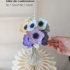 Bouquet papier Anémone combinaison colorée – délicatesse et élégance en papier fait main.