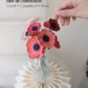 Bouquet papier Anémone combinaison colorée – délicatesse et élégance en papier fait main.