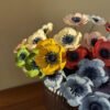 fleurs en papier décoration artisanale durable rikiki anémone