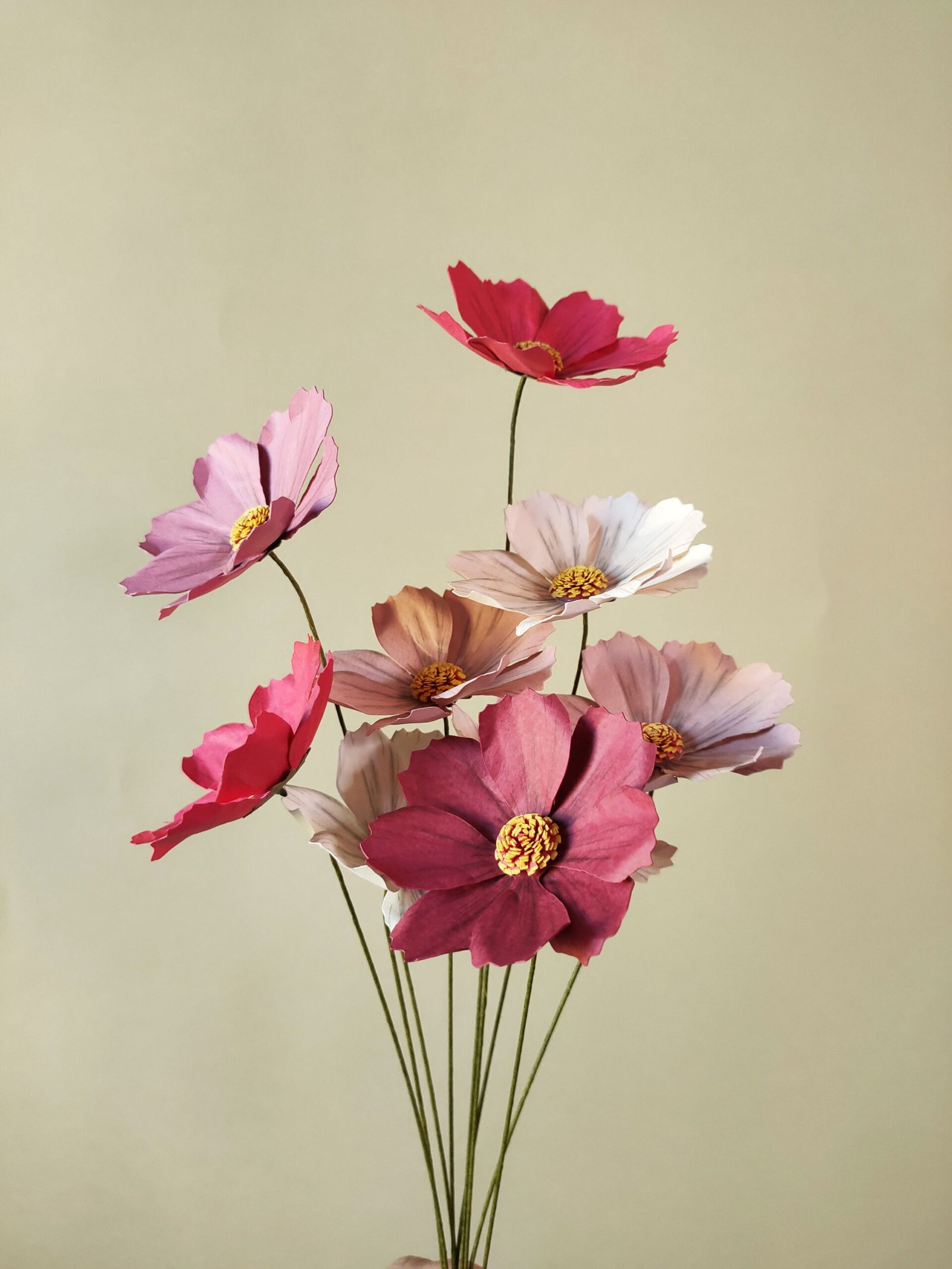 fleurs en papier décoration artisanale durable