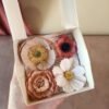 coffret magnets fleuris fleurs murales en papier décoration artisanale durable