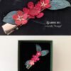 barrette-fleurie-accessoire-coiffure-cheveux-mariage-baptême-communion-or-fleur-papier-anaislvdx-creation-horticulture-france-artisanal