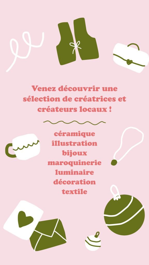 Pop up de noël créatrices les florettes à Rennes