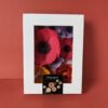 Coffret cadeau de fleurs murales aimantées colorées – vue de face